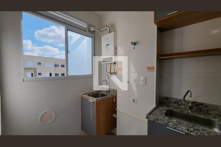Cozinha e Área de Serviço de apartamento à venda com 2 quartos, 49m² em Jardim Carolina, Jundiaí
