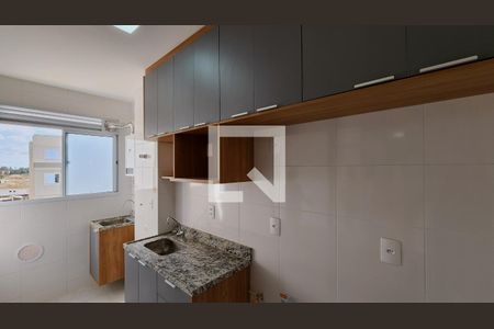Cozinha e Área de Serviço de apartamento à venda com 2 quartos, 49m² em Jardim Carolina, Jundiaí