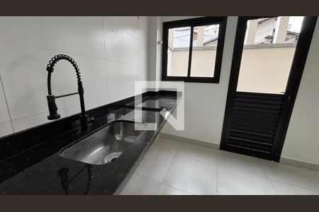 Sala - Cozinha de apartamento à venda com 2 quartos, 59m² em Vila Guiomar, Santo André