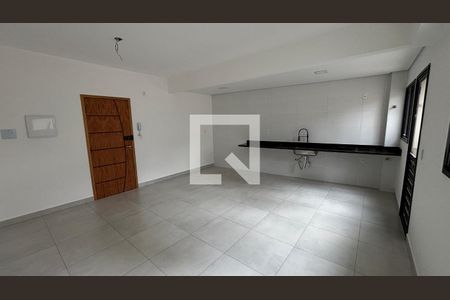 Sala - Cozinha de apartamento à venda com 2 quartos, 59m² em Vila Guiomar, Santo André