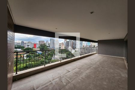 Varanda de apartamento à venda com 5 quartos, 245m² em Ibirapuera, São Paulo