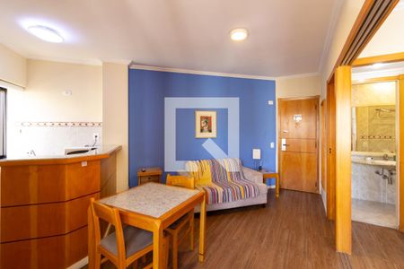 Sala/Cozinha de apartamento para alugar com 1 quarto, 34m² em Jardim Paulista, São Paulo