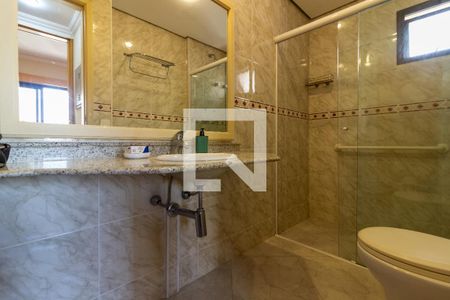 Banheiro da Suíte de apartamento para alugar com 1 quarto, 34m² em Jardim Paulista, São Paulo