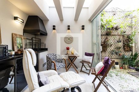 Varanda Gourmet de casa de condomínio para alugar com 3 quartos, 240m² em Aclimação, São Paulo