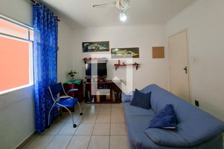 Sala de apartamento para alugar com 1 quarto, 64m² em Vila Assuncao, Praia Grande