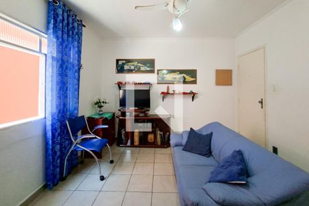 Sala de apartamento para alugar com 1 quarto, 64m² em Vila Assuncao, Praia Grande