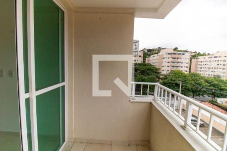 Varanda da Sala de apartamento à venda com 2 quartos, 54m² em Badu, Niterói