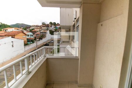 Varanda da Sala de apartamento à venda com 2 quartos, 54m² em Badu, Niterói