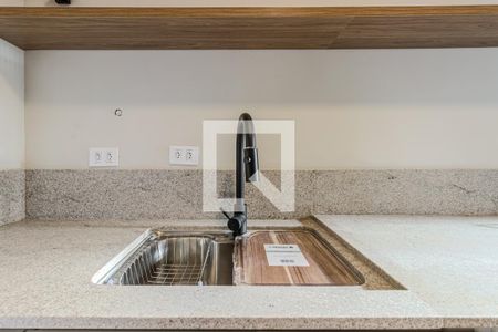 Cozinha de apartamento à venda com 1 quarto, 51m² em Brooklin Novo, São Paulo