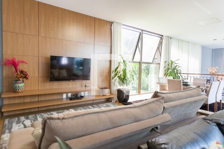 Sala de casa de condomínio à venda com 5 quartos, 390m² em Retiro do Chalé, Brumadinho