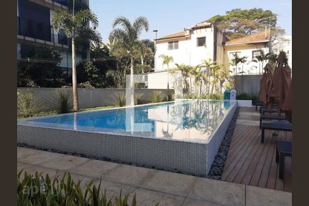 Piscina de kitnet/studio para alugar com 1 quarto, 35m² em Vila Madalena, São Paulo