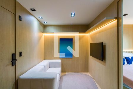 Sala/Cozinha de kitnet/studio à venda com 1 quarto, 26m² em Cidade Jardim, São Paulo