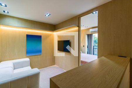 Sala/Cozinha de kitnet/studio à venda com 1 quarto, 26m² em Cidade Jardim, São Paulo