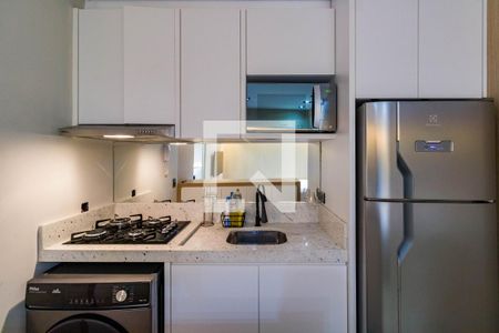 Sala/Cozinha de kitnet/studio à venda com 1 quarto, 26m² em Cidade Jardim, São Paulo