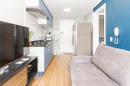 Sala de apartamento para alugar com 1 quarto, 27m² em Jardim Mirante, São Paulo