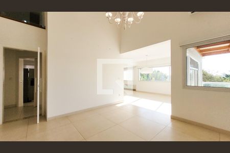 Sala de casa de condomínio para alugar com 3 quartos, 377m² em Conjunto Habitacional Vila Santana (sousas), Campinas