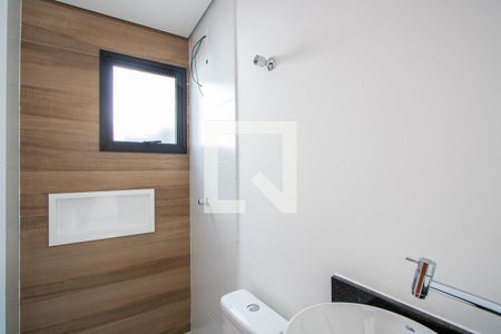 Banheiro do quarto 1 de apartamento à venda com 2 quartos, 79m² em Vila Guiomar, Santo André