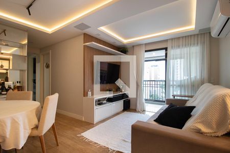 Sala de apartamento para alugar com 3 quartos, 90m² em Cabral, Curitiba