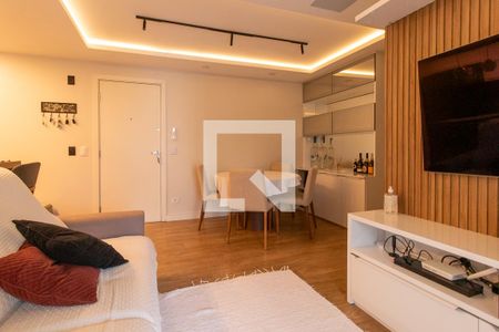 Sala de apartamento para alugar com 3 quartos, 90m² em Cabral, Curitiba