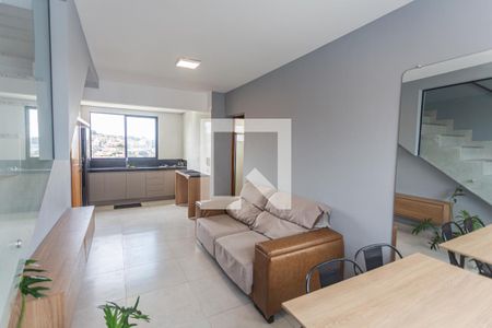 Sala de apartamento à venda com 2 quartos, 105m² em São Geraldo, Belo Horizonte