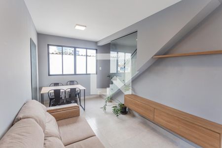 Sala de apartamento à venda com 2 quartos, 105m² em São Geraldo, Belo Horizonte