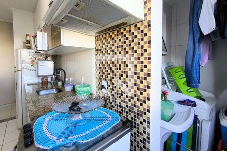 Cozinha/Area de serviço de apartamento à venda com 2 quartos, 54m² em Parque Residencial Jundiaí, Jundiaí