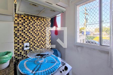 Cozinha/Area de serviço de apartamento à venda com 2 quartos, 54m² em Parque Residencial Jundiaí, Jundiaí