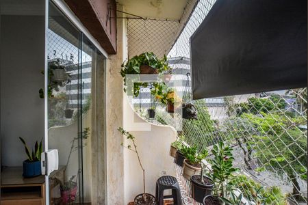 Varanda da Sala de apartamento à venda com 2 quartos, 75m² em Jardim Bela Vista, Santo André
