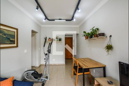 Sala de apartamento à venda com 2 quartos, 75m² em Jardim Bela Vista, Santo André