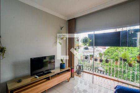Sala de apartamento à venda com 2 quartos, 75m² em Jardim Bela Vista, Santo André