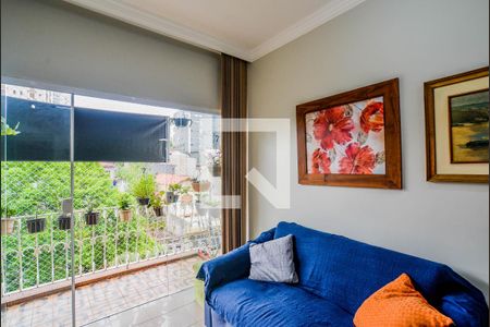 Sala de apartamento à venda com 2 quartos, 75m² em Jardim Bela Vista, Santo André