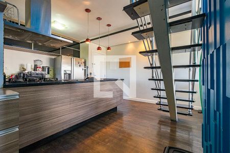 Sala/Cozinha de apartamento à venda com 2 quartos, 360m² em Alto da Lapa, São Paulo