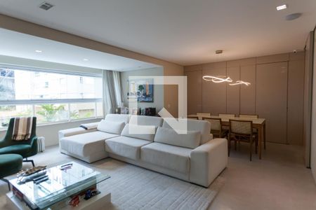 Sala de apartamento para alugar com 3 quartos, 146m² em Vila da Serra, Nova Lima