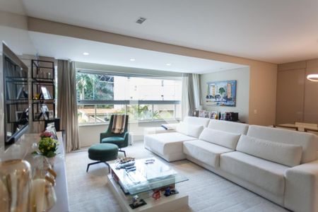 Sala de apartamento para alugar com 3 quartos, 146m² em Vila da Serra, Nova Lima