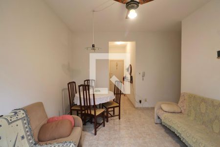 Sala de apartamento para alugar com 1 quarto, 60m² em Pr. Tartarugas, Guarujá
