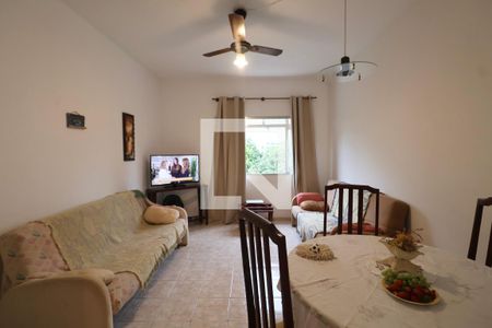 Sala de apartamento para alugar com 1 quarto, 60m² em Pr. Tartarugas, Guarujá