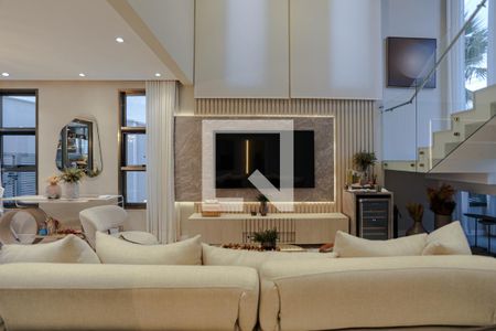 Sala de casa de condomínio para alugar com 3 quartos, 300m² em Bella Citta, Mogi das Cruzes