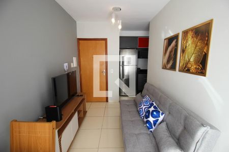 Sala de apartamento para alugar com 2 quartos, 47m² em Vila Angelica, Sorocaba
