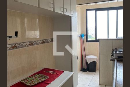 cozinha de apartamento para alugar com 1 quarto, 62m² em Aviação, Praia Grande