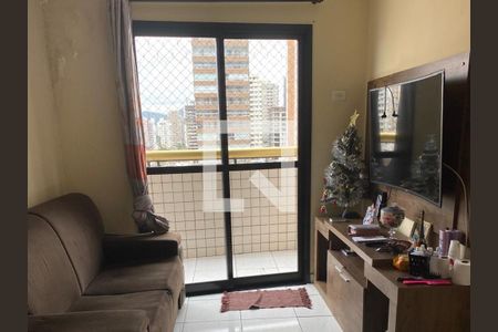 Sala de apartamento para alugar com 1 quarto, 62m² em Aviação, Praia Grande