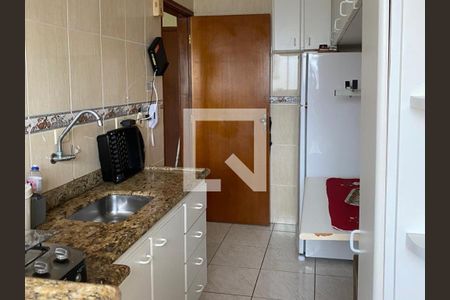 Cozinha de apartamento para alugar com 1 quarto, 62m² em Aviação, Praia Grande