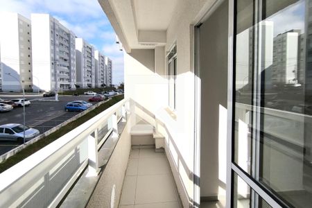 Varanda da Sala de apartamento à venda com 3 quartos, 54m² em Vila Rio Branco, Jundiaí