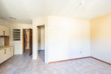 Sala/Cozinha de casa de condomínio à venda com 1 quarto, 65m² em Nossa Senhora das Gracas, Canoas