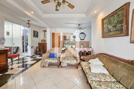 Sala de apartamento para alugar com 3 quartos, 230m² em Jardim Santa Genoveva, Guarujá