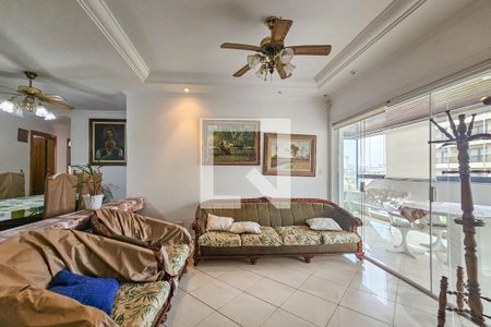 Sala de apartamento para alugar com 3 quartos, 230m² em Jardim Santa Genoveva, Guarujá