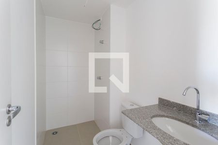 Banheiro de kitnet/studio à venda com 1 quarto, 28m² em Moema, São Paulo