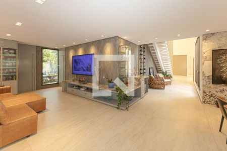 Sala de TV de casa à venda com 4 quartos, 600m² em Alphaville Nova Lima, Nova Lima