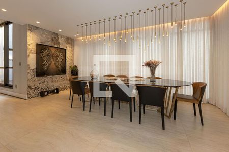 Sala de Jantar de casa à venda com 4 quartos, 600m² em Alphaville Nova Lima, Nova Lima
