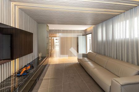 Sala de TV de casa à venda com 4 quartos, 600m² em Alphaville Nova Lima, Nova Lima