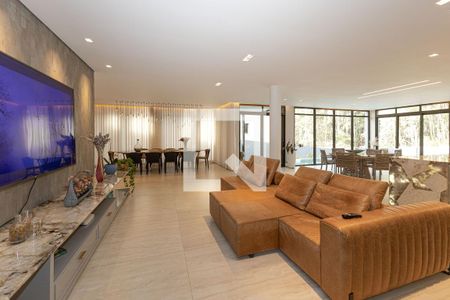 Sala de TV de casa à venda com 4 quartos, 600m² em Alphaville Nova Lima, Nova Lima